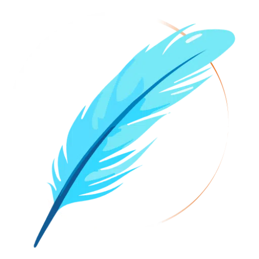 logo plume numérique - freelance content marketing et SEO