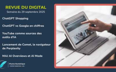Revue du digital – semaine du 29 septembre 2025