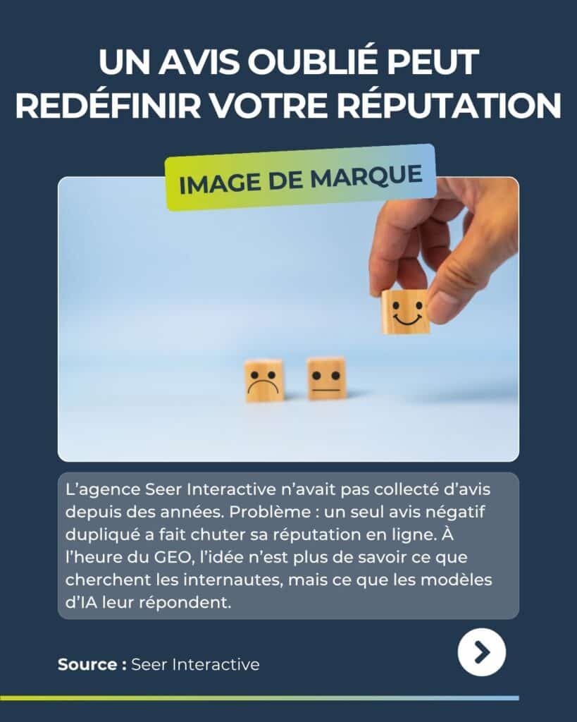 Revue du web : l'impact des avis négatifs sur votre marque à l'ère du GEO