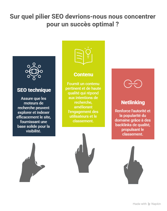 Comment fonctionne le SEO ? Les 3 piliers du référencement naturel