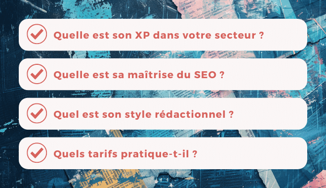 Les critères à observer avant de choisir votre rédacteur web