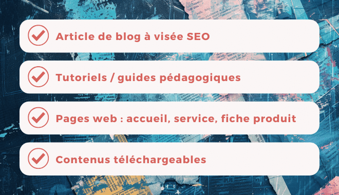 Quels types de contenus gagneraient à être externalisés dès maintenant ?