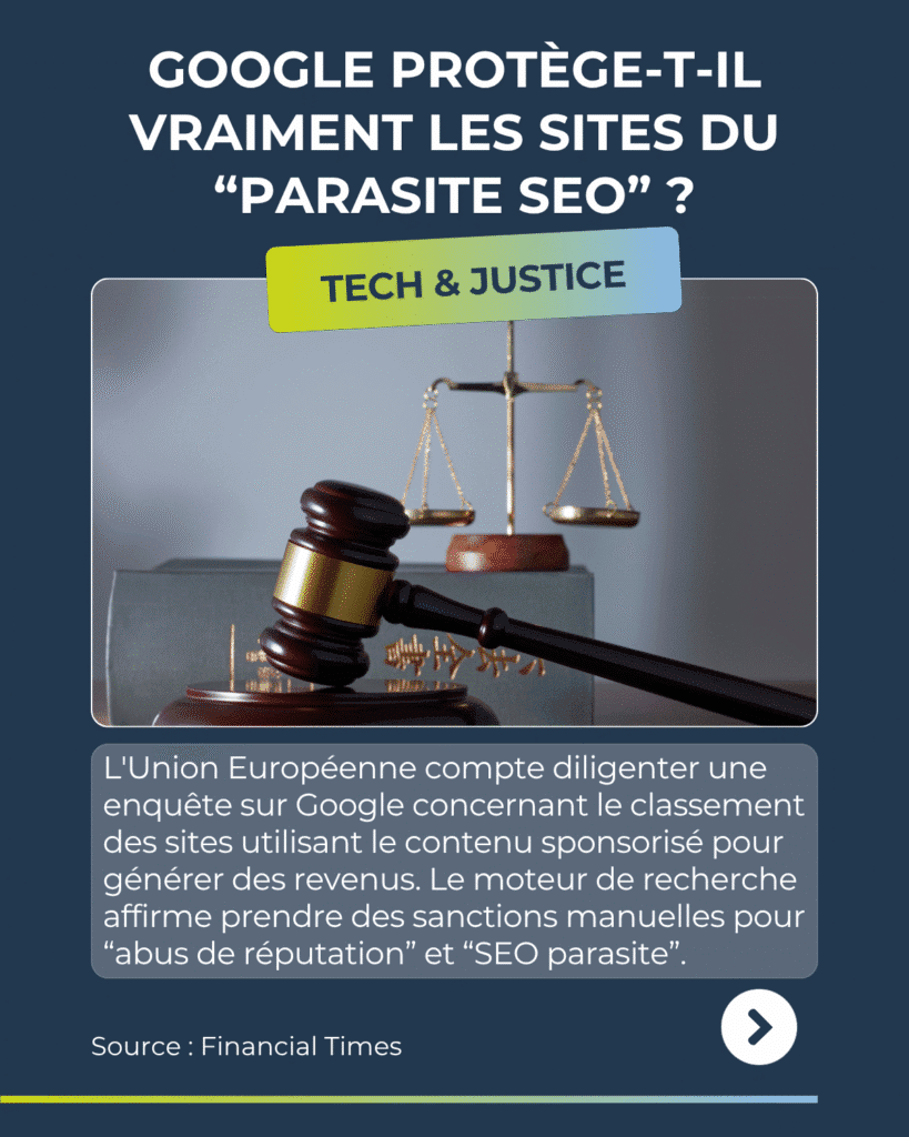 Revue du web Enquête : Google fait-il réellement chuter le ranking des sites publiant des contenus sponsorisé ?
