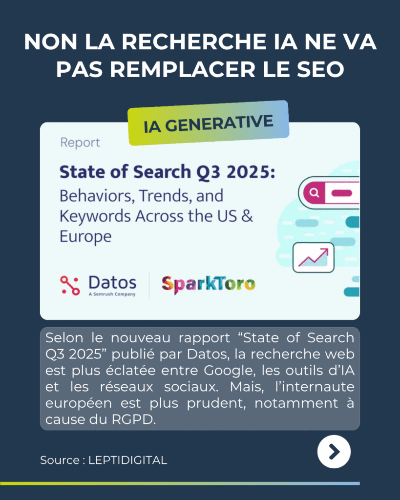 revue du web Non la recherche IA ne va pas remplacer le SEO
