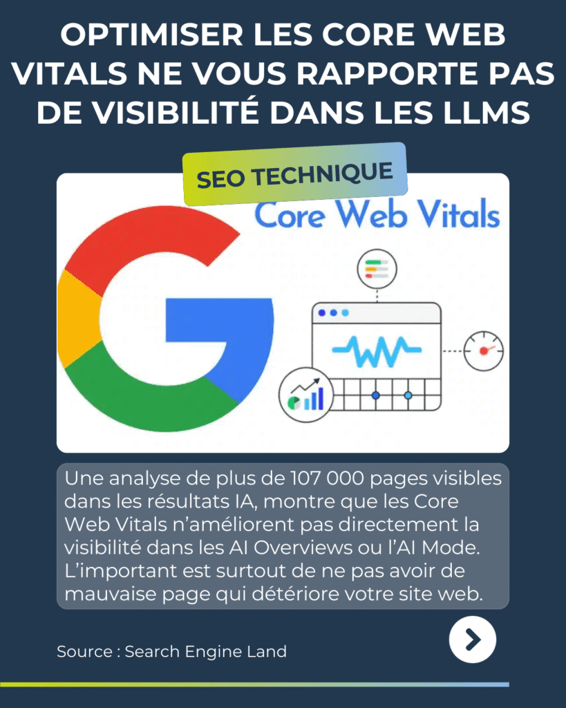 Revue du web semaine du 12 au 16 janvier 2026
inutilité business des core web viatals