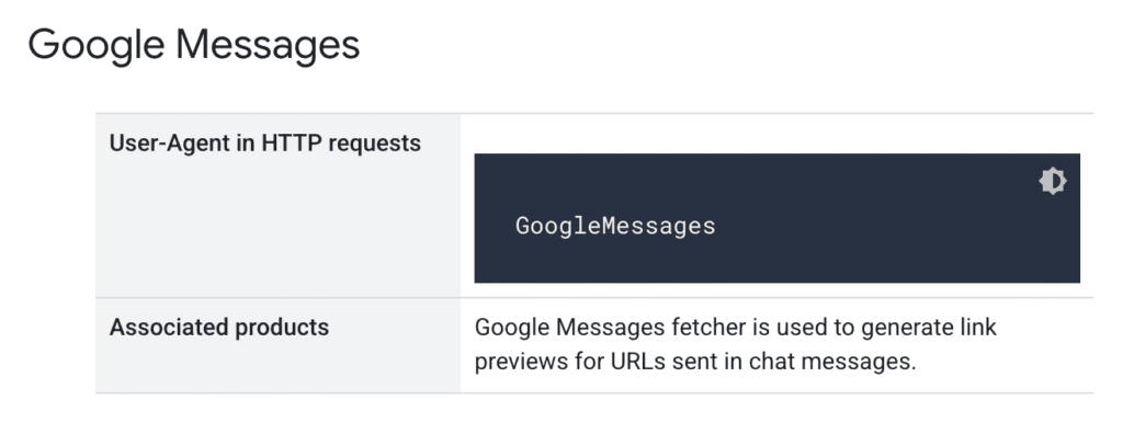 Google ajoute (encore) un nouveau crawler : Google Messages