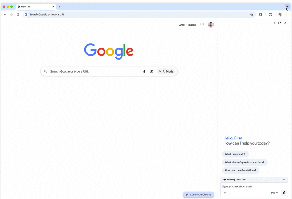 Chrome transforme la navigation et intègre directement son IA Gemini